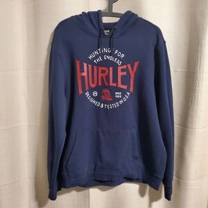 (2/$20) Hurley Men's Navy Hoodie Size XL